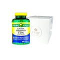 Calcium Magnesium Zinc with Vitamin D3 Supplements, 250 Coated Caplets J40500