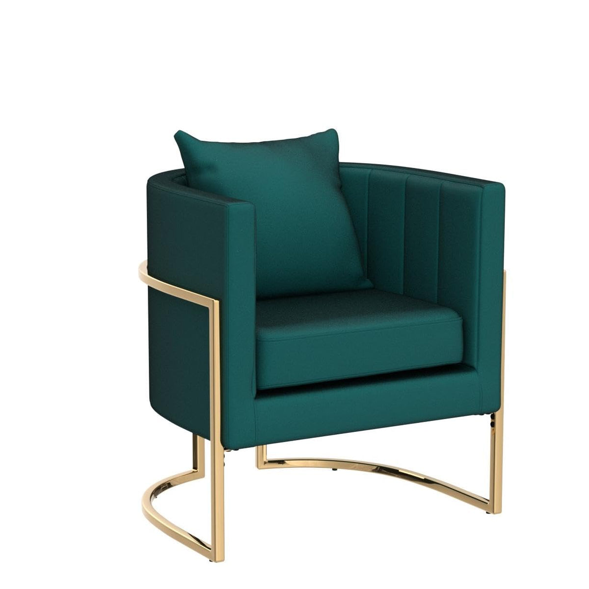 Velvet Accent Chairs Set of 2 Green I20065