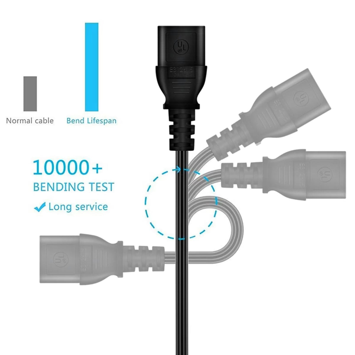 6ft AC Power Cord Cable I31226