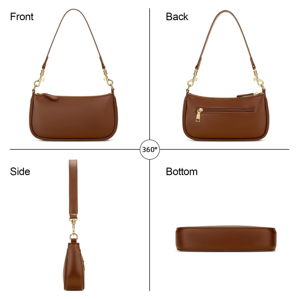 Small Black Purse with Zipper Closure S533331