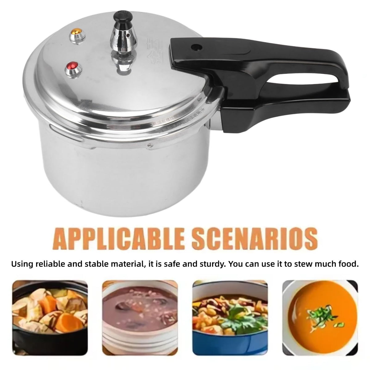 3L Stainless Steel Pressure Cooker O5899