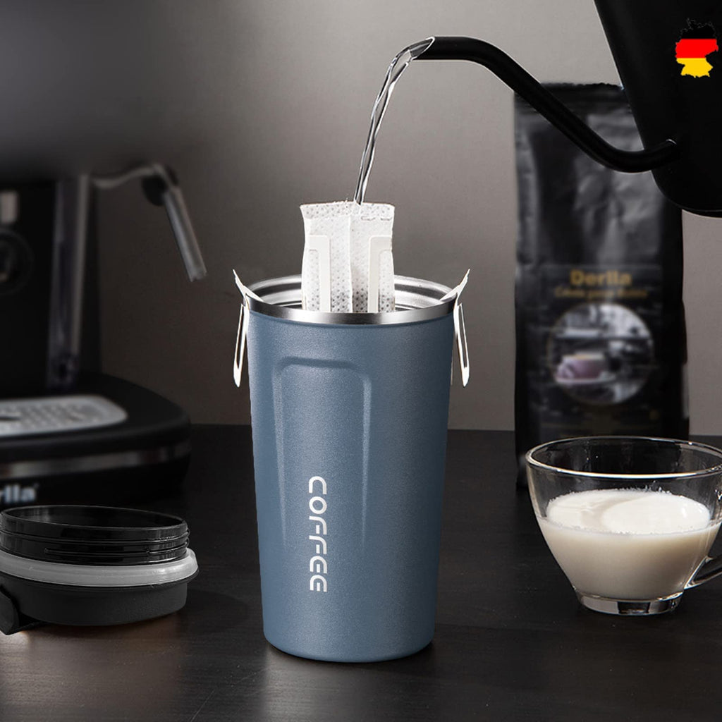 17oz Insulated Stainless Steel Travel Coffee Mug X27672