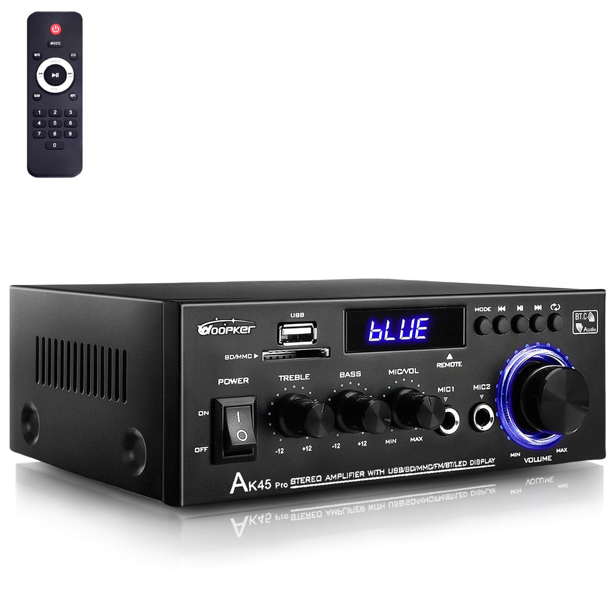 400W 2 Channel Bluetooth 5.0 Stereo Audio Amplifier G31292