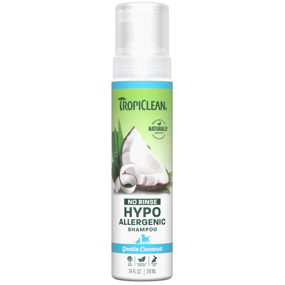 Hypoallergenic Waterless Dog Shampoo 7.4oz Q40901