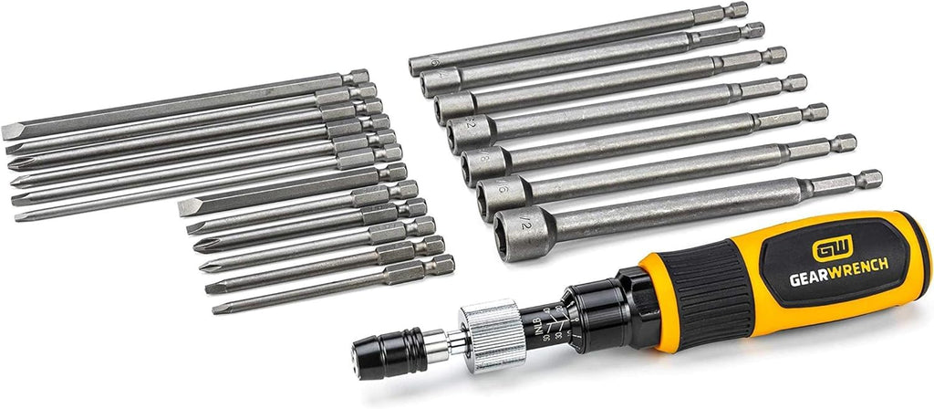 20 Pc 1/4" Drive Torque Screwdriver Set W609