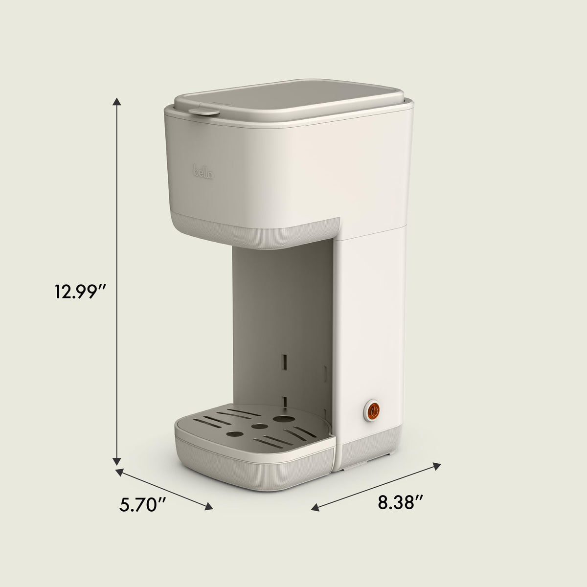 Single Serve Coffee Maker, K Cup & Coffee Ground Compatible N94109
