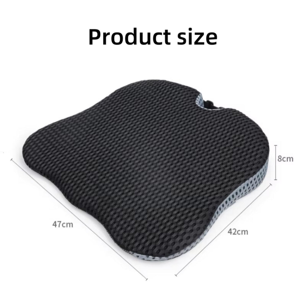 Grey Memory Foam Car Seat Booster Cushion Z33141