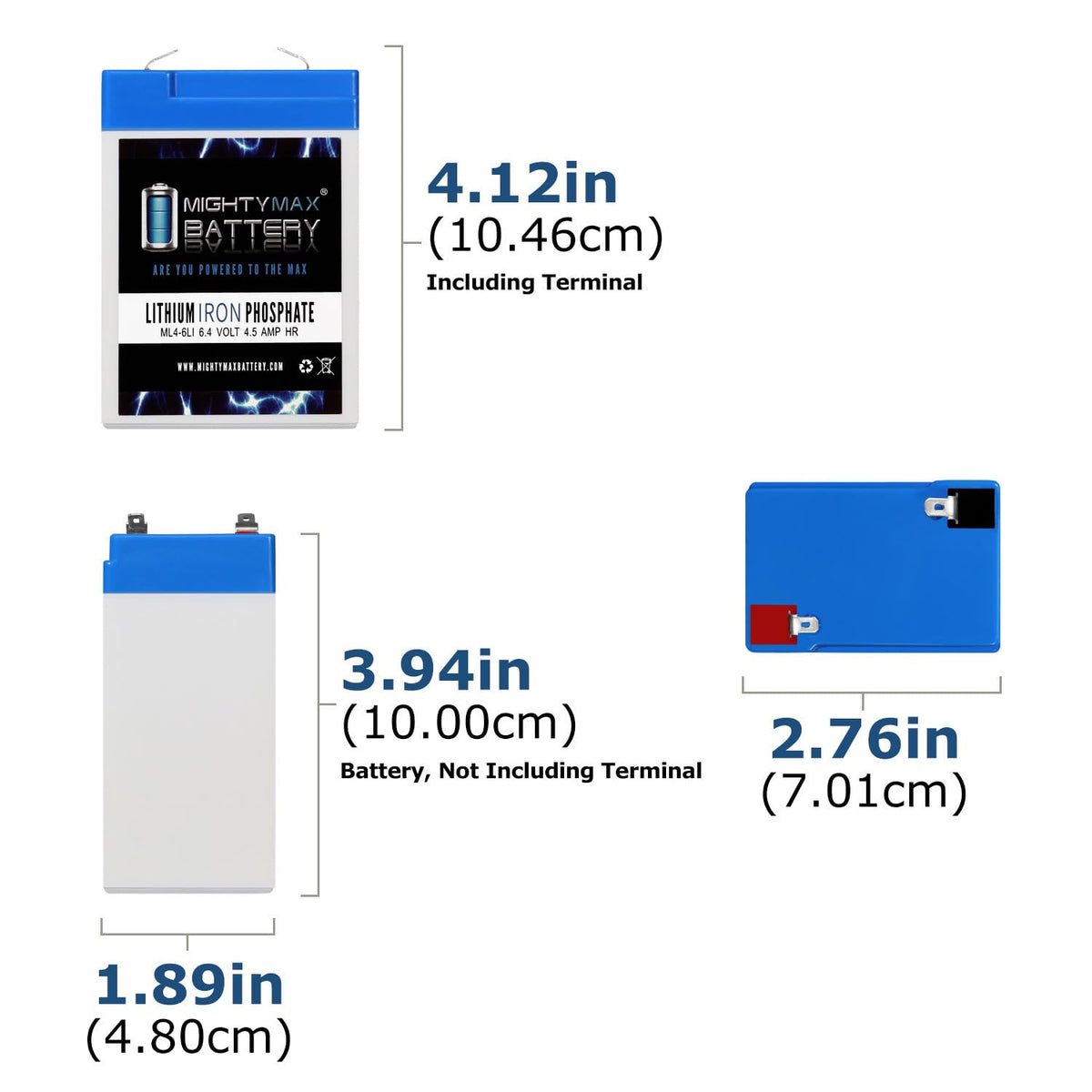 6V 4.5AH Lithium Replacement Battery I62096
