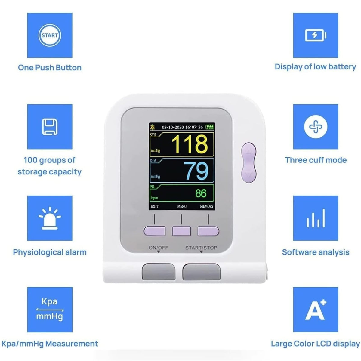 Pet Blood Pressure Monitor with 3 Cuffs I58060