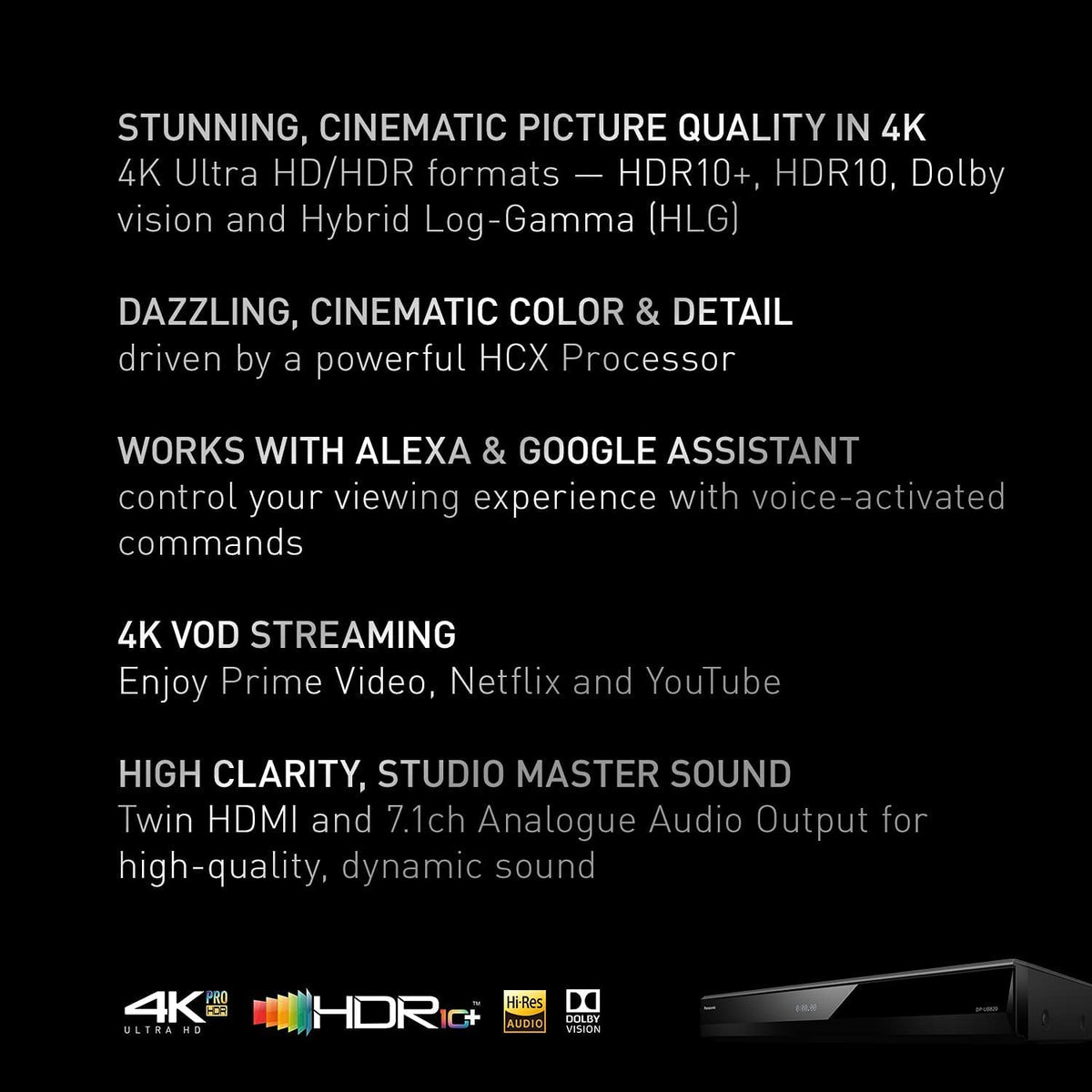 Ultra HD Blu-ray Player A658258