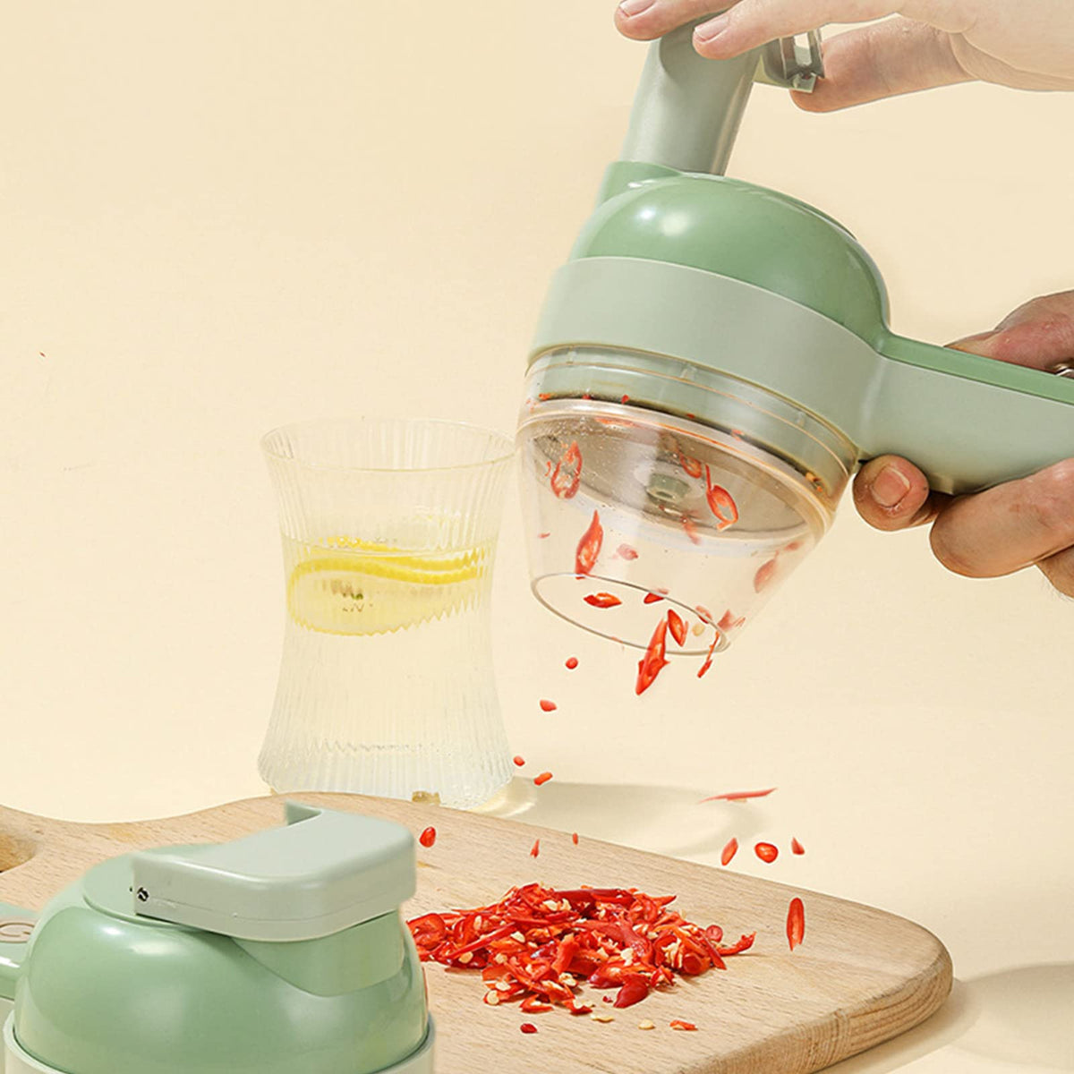 4 In 1 Cordless Electric Vegetable Cutter V347