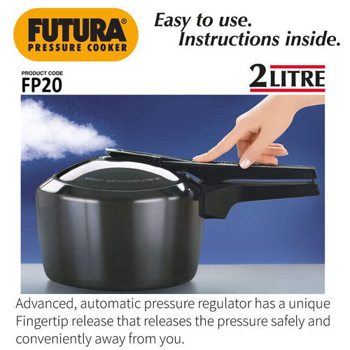 2 Litre Hard Anodised Pressure Cooker N285661