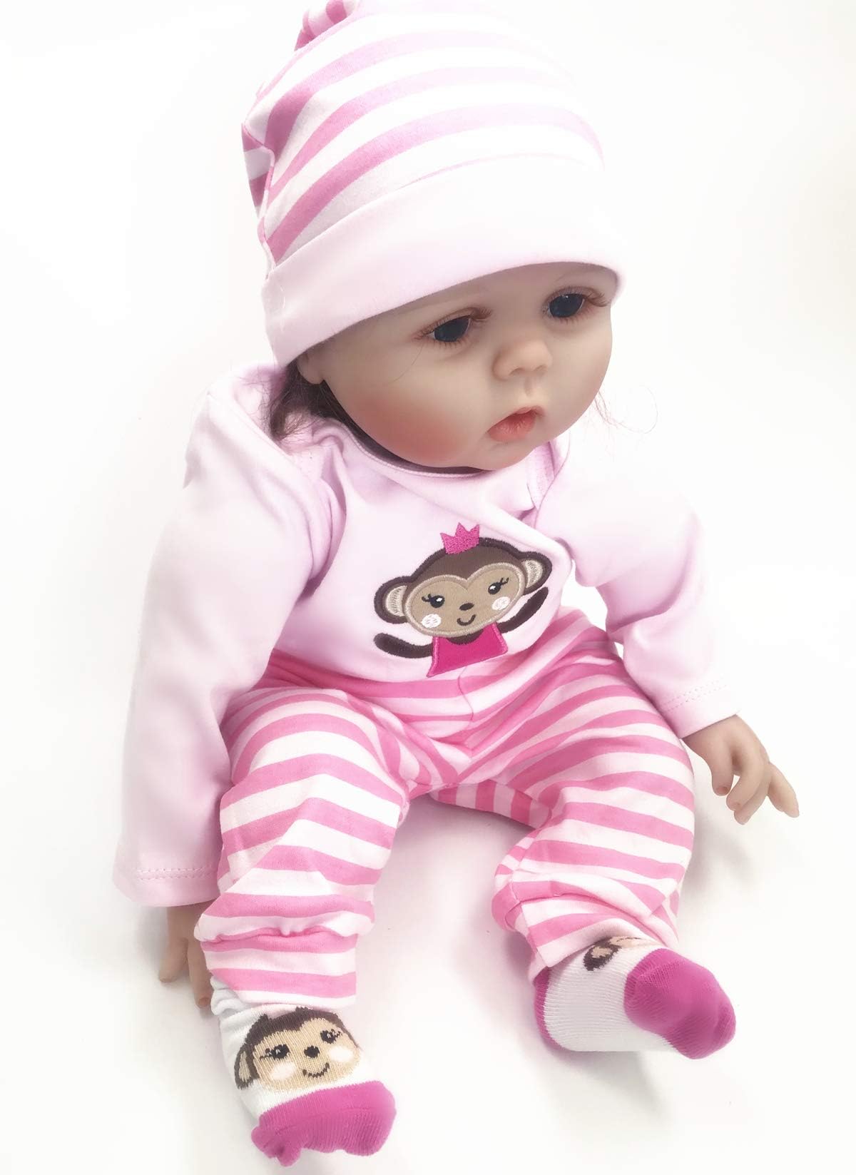 Reborn Baby Girl Doll Clothes 20-22 Inches 4 Pieces Accessories Set X7239