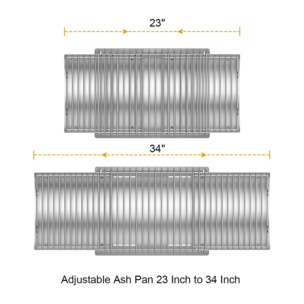 Adjustable Ash Pan B2586