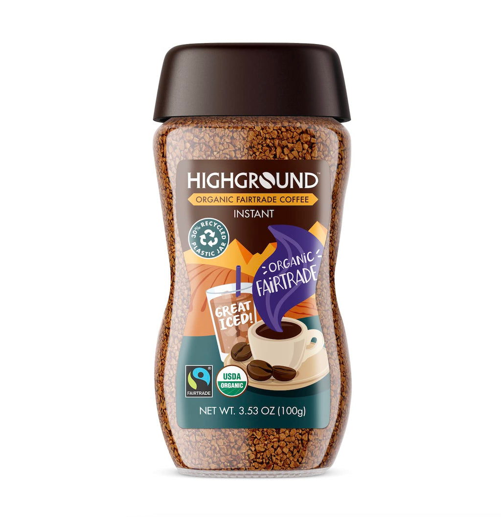 Organic Instant Regular Coffee, 3.53 Oz Q8730