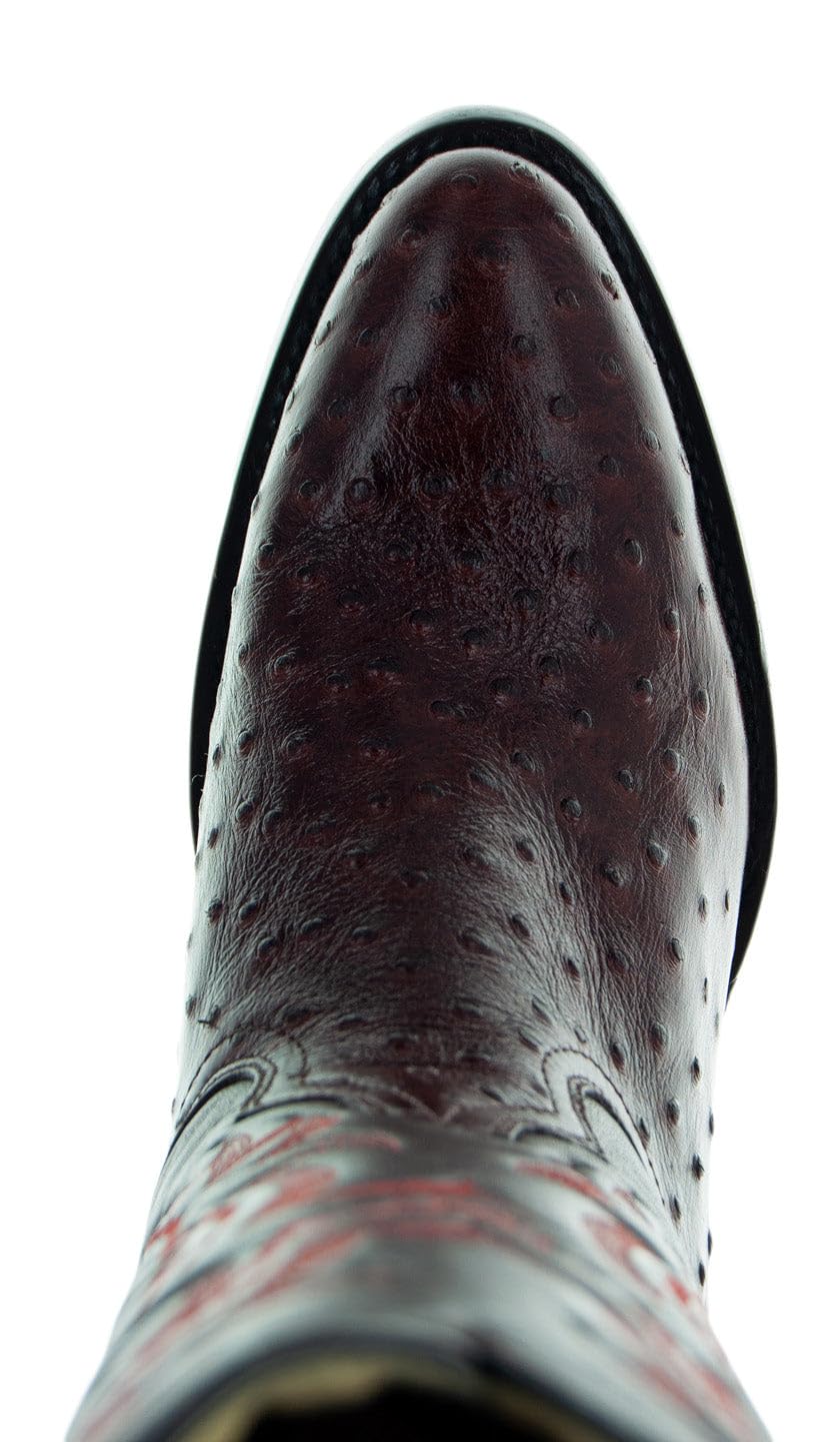 Ostrich Print Western Cowboy Boots Y867572