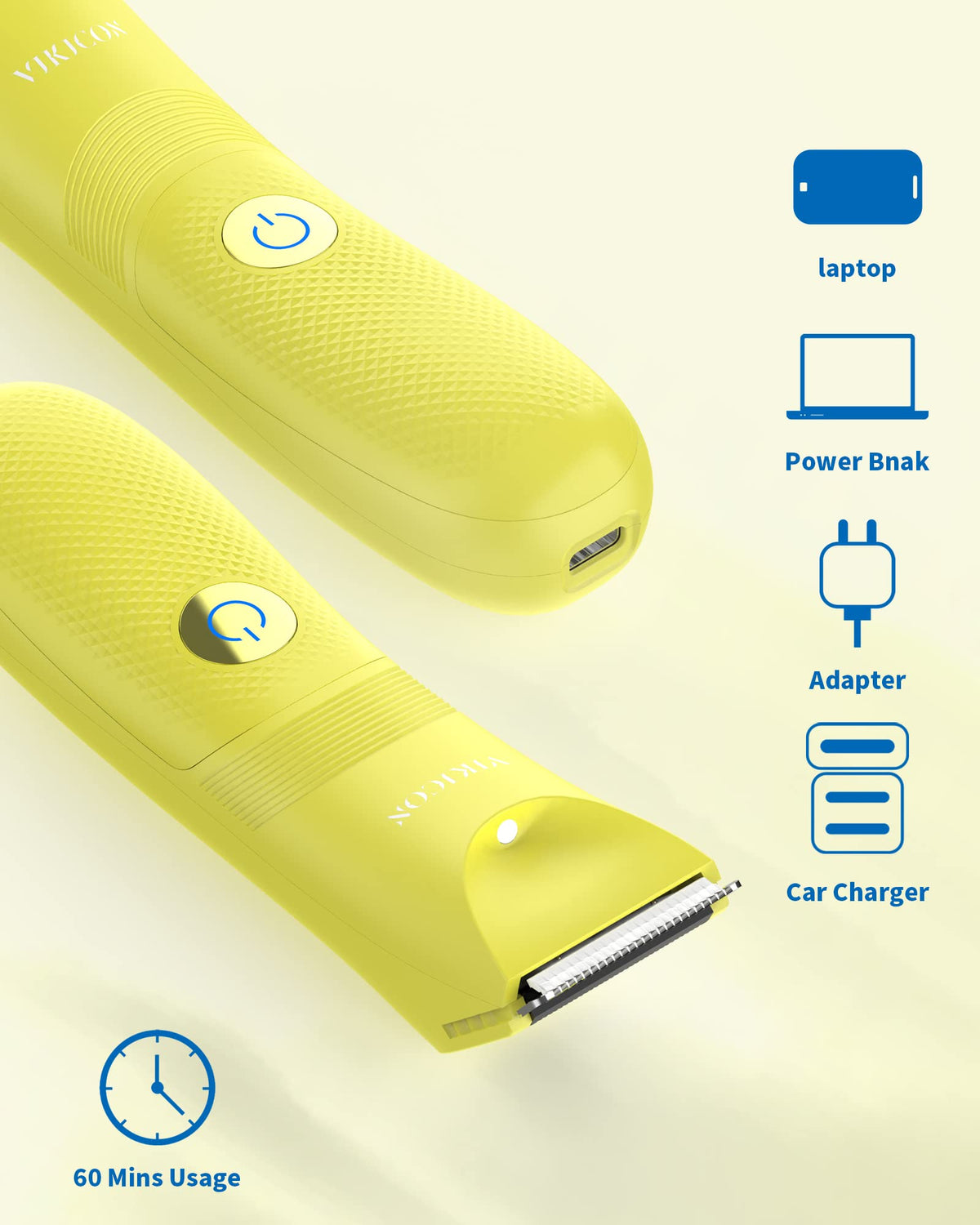 Cordless Electric Hair Trimmer with Adjustable Guards P4089