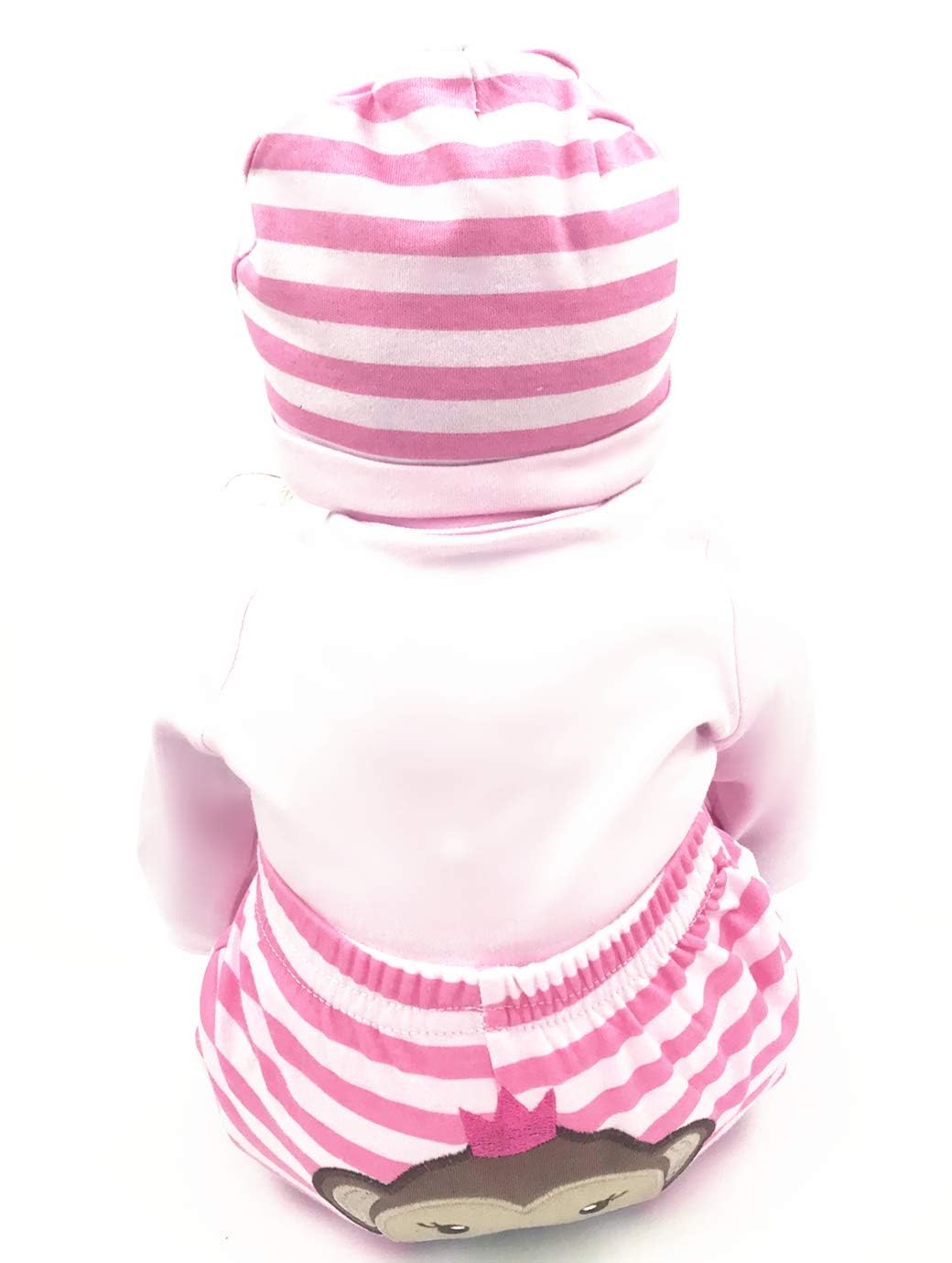 Reborn Baby Girl Doll Clothes 20-22 Inches 4 Pieces Accessories Set X7239