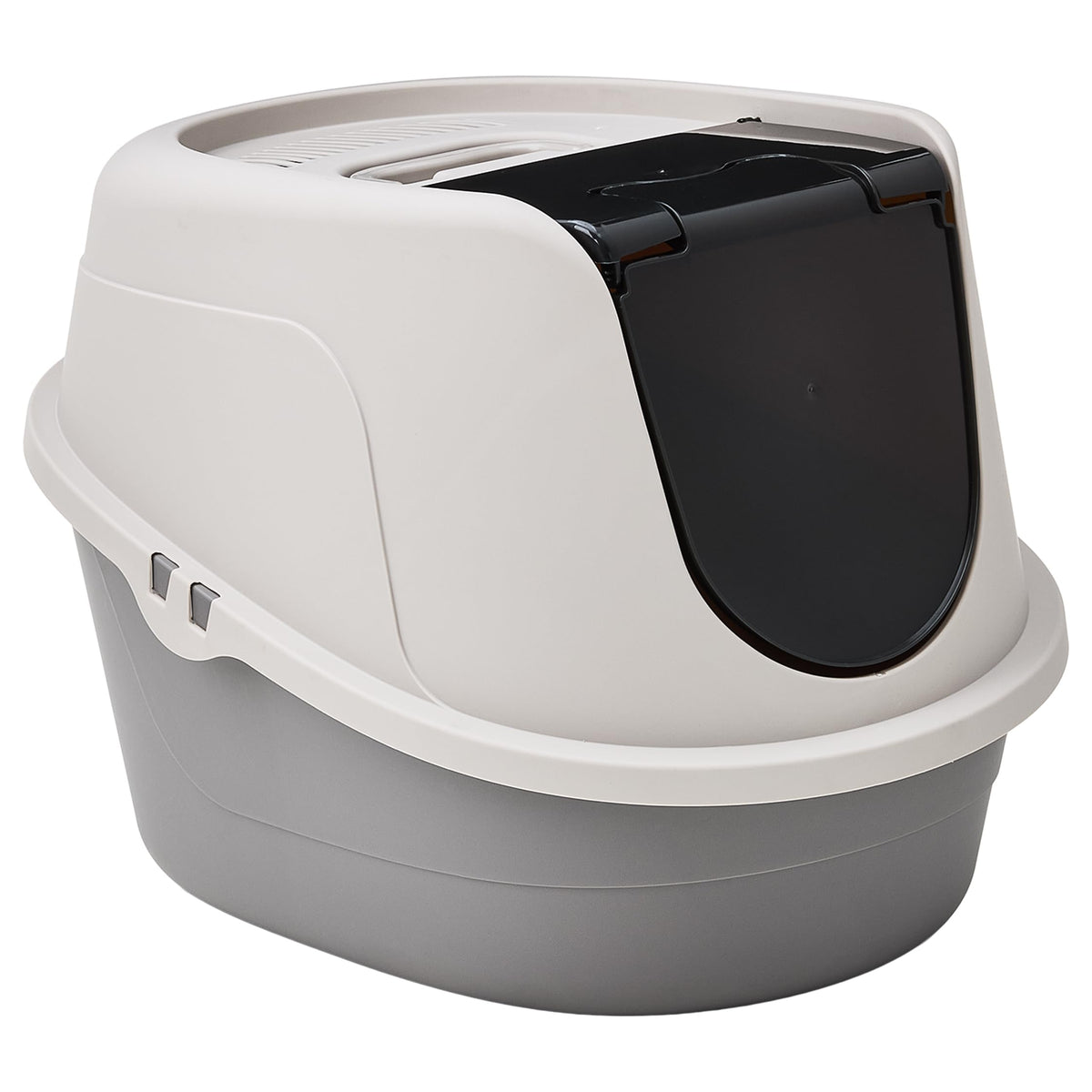 Hooded Enclosed Cat Litter Box with Swinging Door X6333