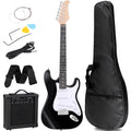 39 Inch Full Size Electric Guitar Kit with Strap, Amp, Case Bag and Strings G8377