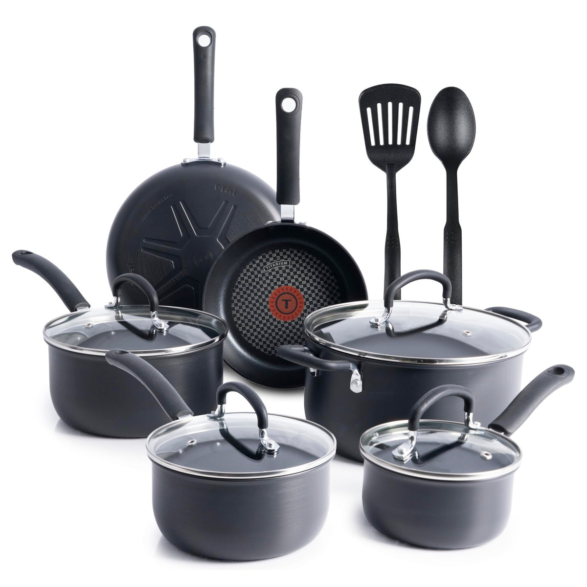 Hard Anodized Nonstick 12 Piece Cookware Set P286