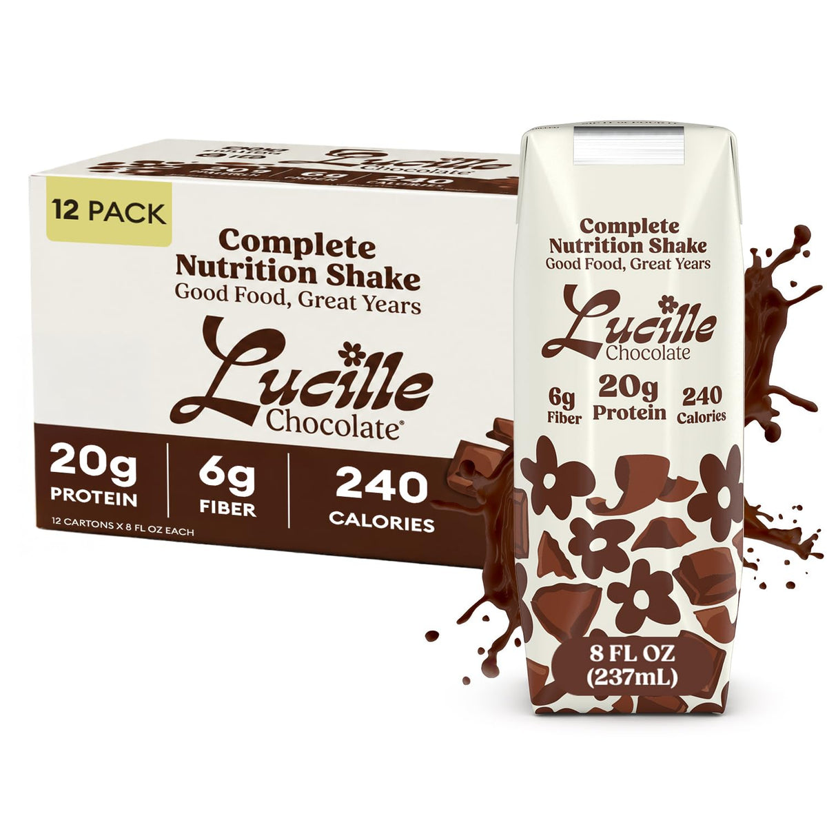Chocolate Meal Replacement Shake 8 oz 12 Pk H384