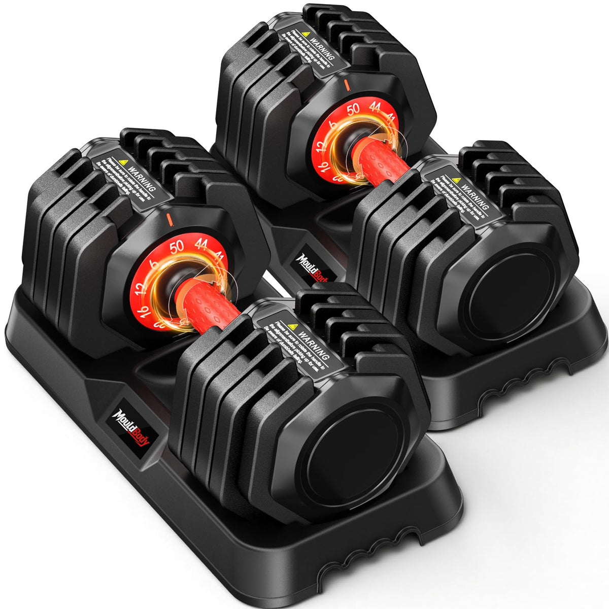 Adjustable Dumbbell Set 25 lb or 50 lb H907768