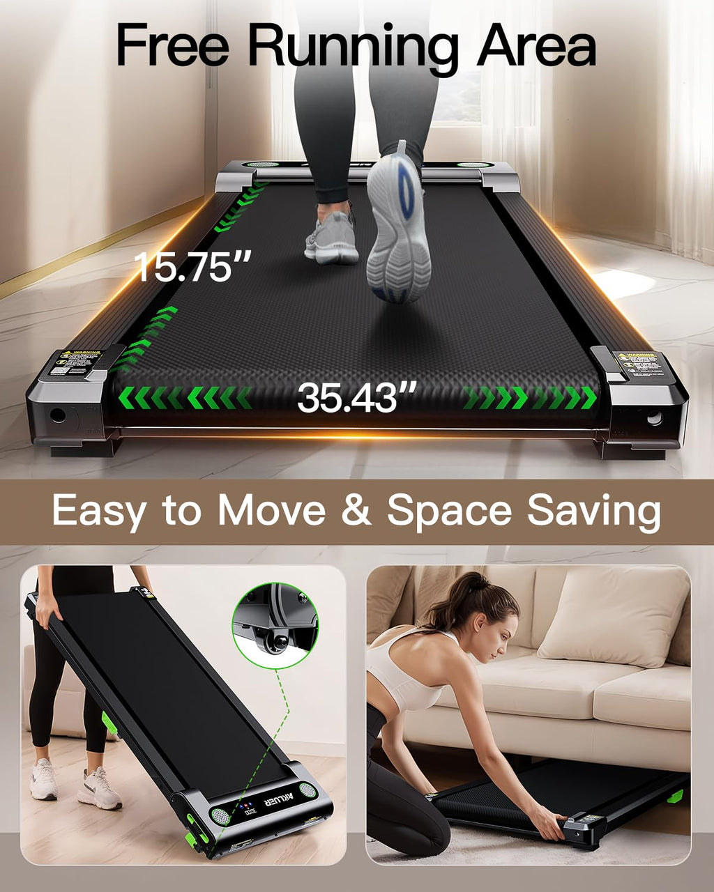 Incline Walking Pad with Remote Control F569