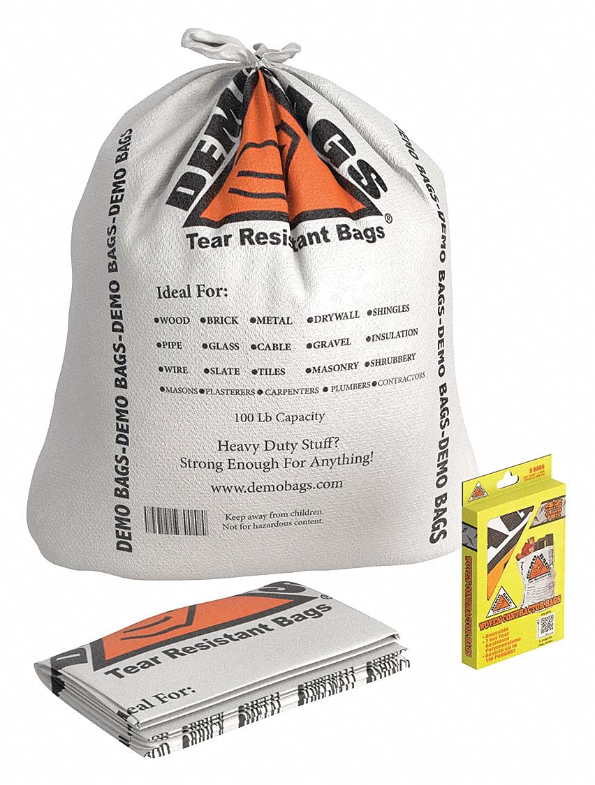 42 gal. Round Trash Bag, PK5 V3860