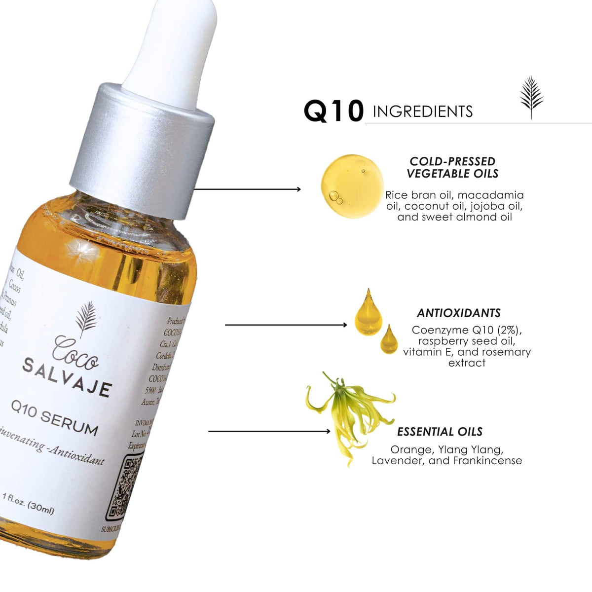 Q10 Facial Serum 1oz W2798
