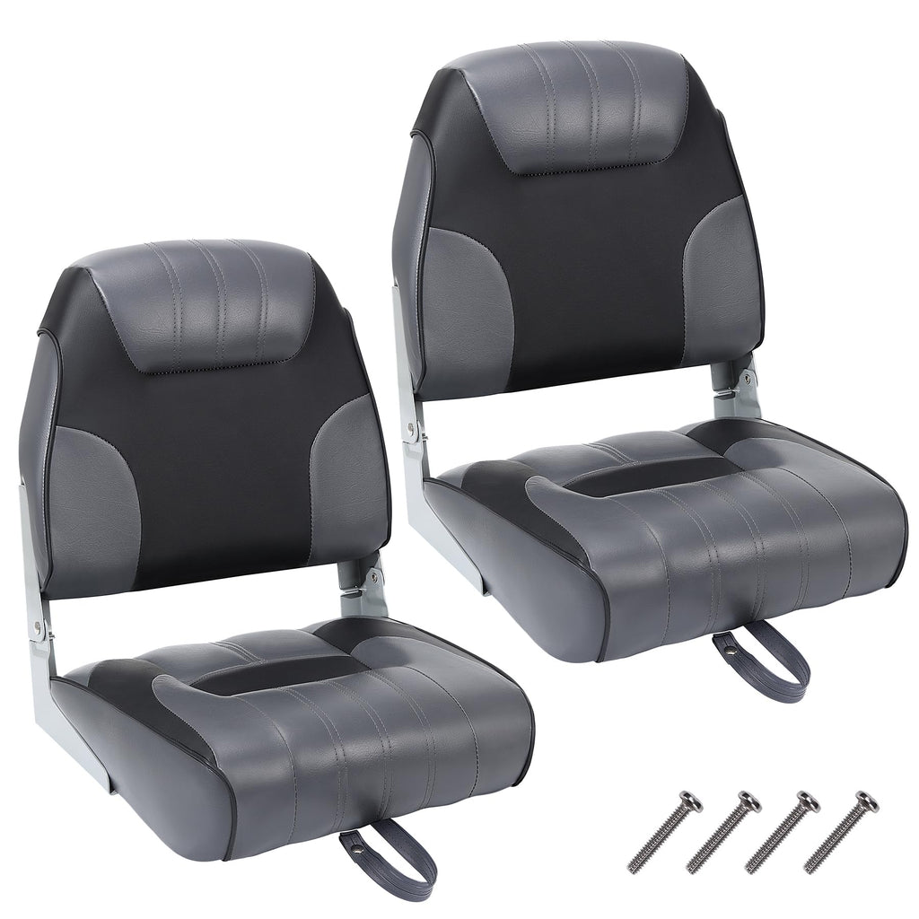 2 Pack Low Back Folding Boat Seats D429