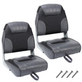 2 Pack Low Back Folding Boat Seats D429