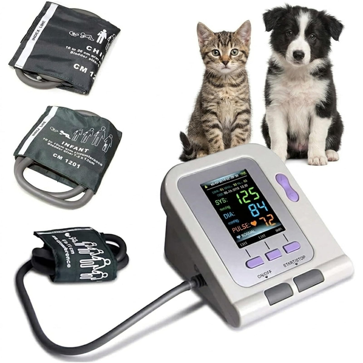 Pet Blood Pressure Monitor with 3 Cuffs I58060