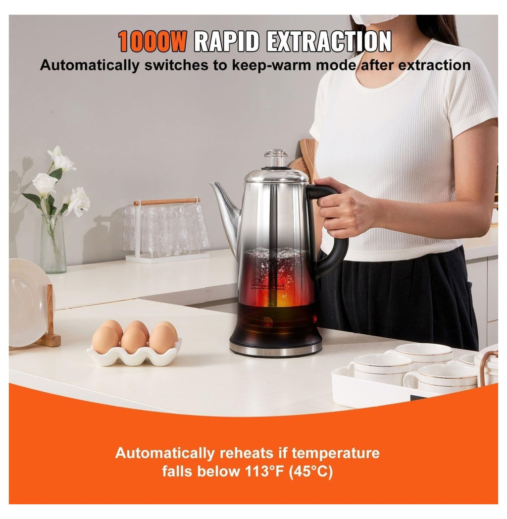 Stainless Steel Electric Coffee Percolator E557614