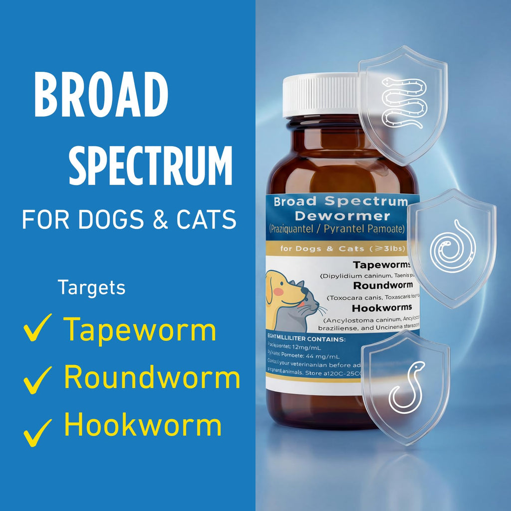 Broad Spectrum Dewormer for Cats & Dogs J966589