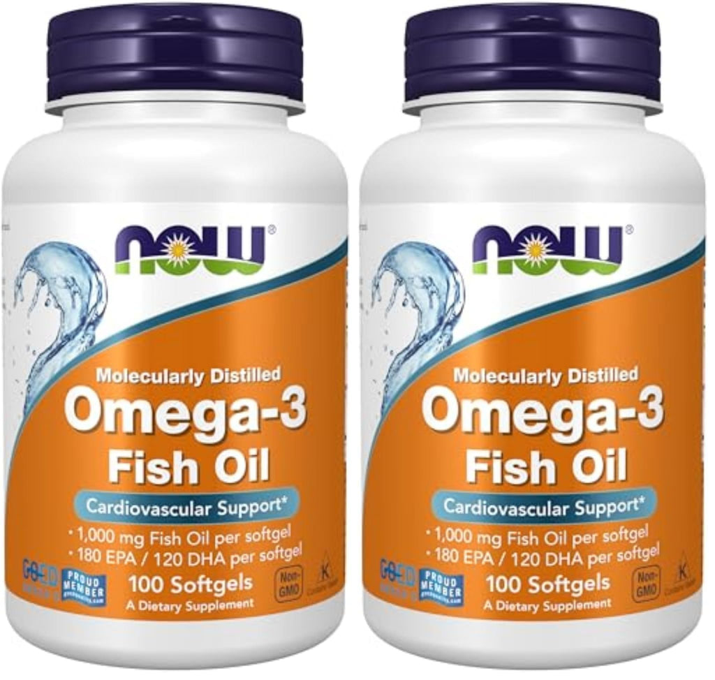 Omega-3 180 EPA / 120 DHA 100 Softgels Pack of 2 H697