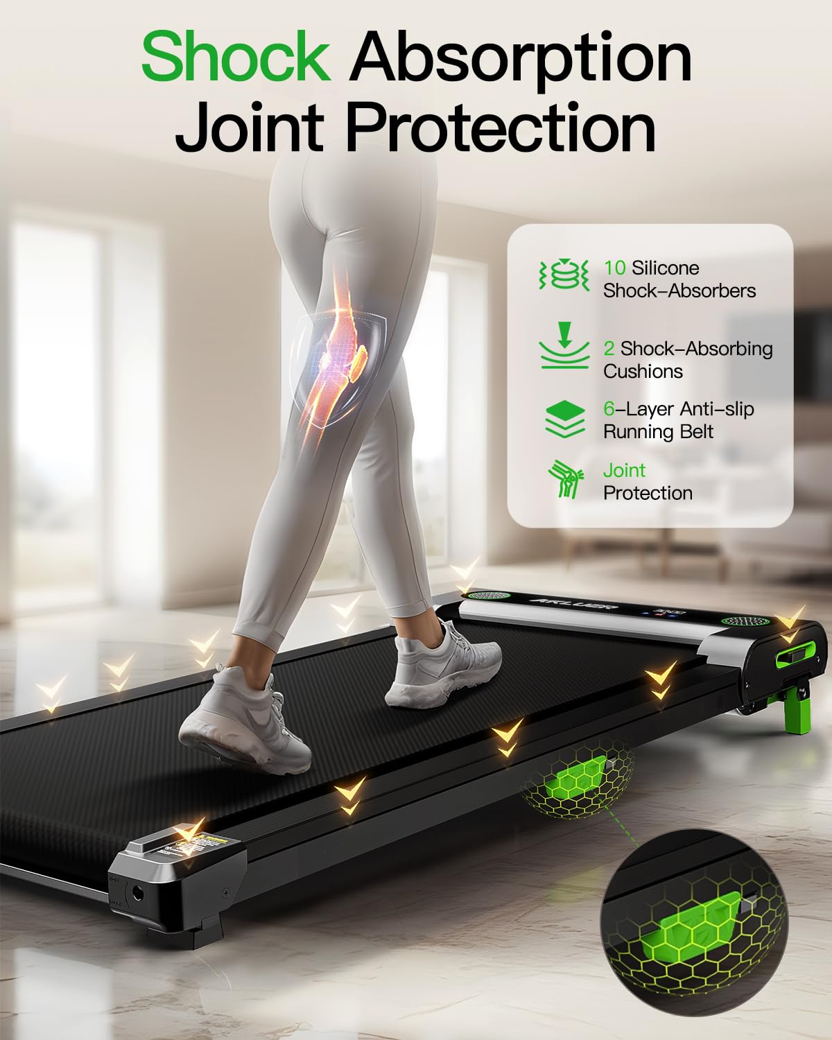 Incline Walking Pad with Remote Control F569