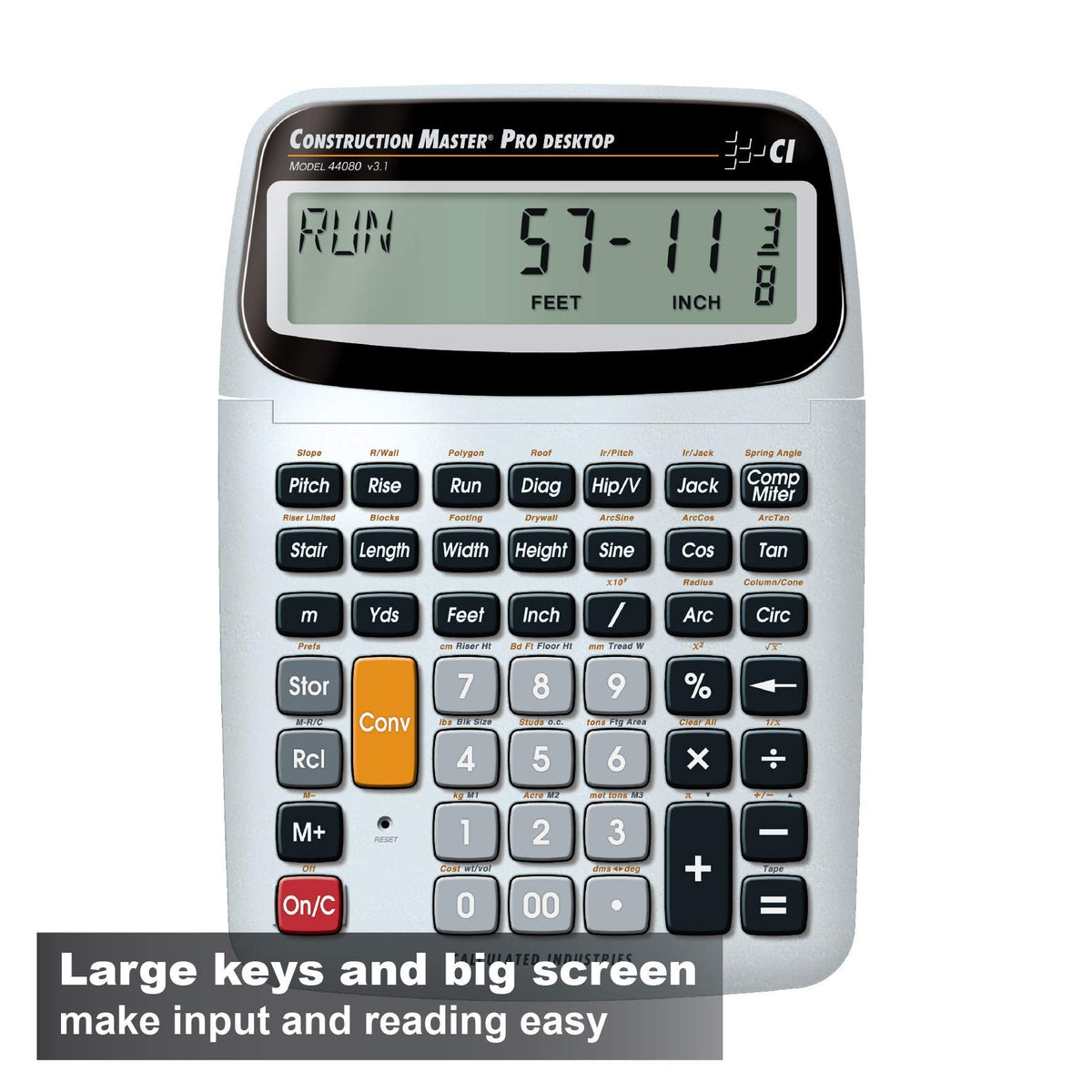 Digital Plan Measure Take-Off Tool with Construction Math Calculator M2686