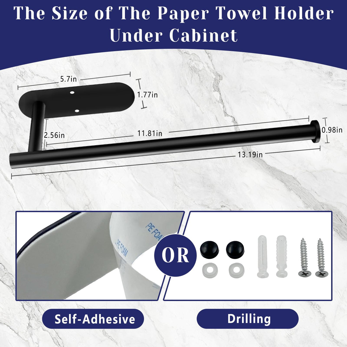 Self Adhesive Paper Towel Holder Q9136