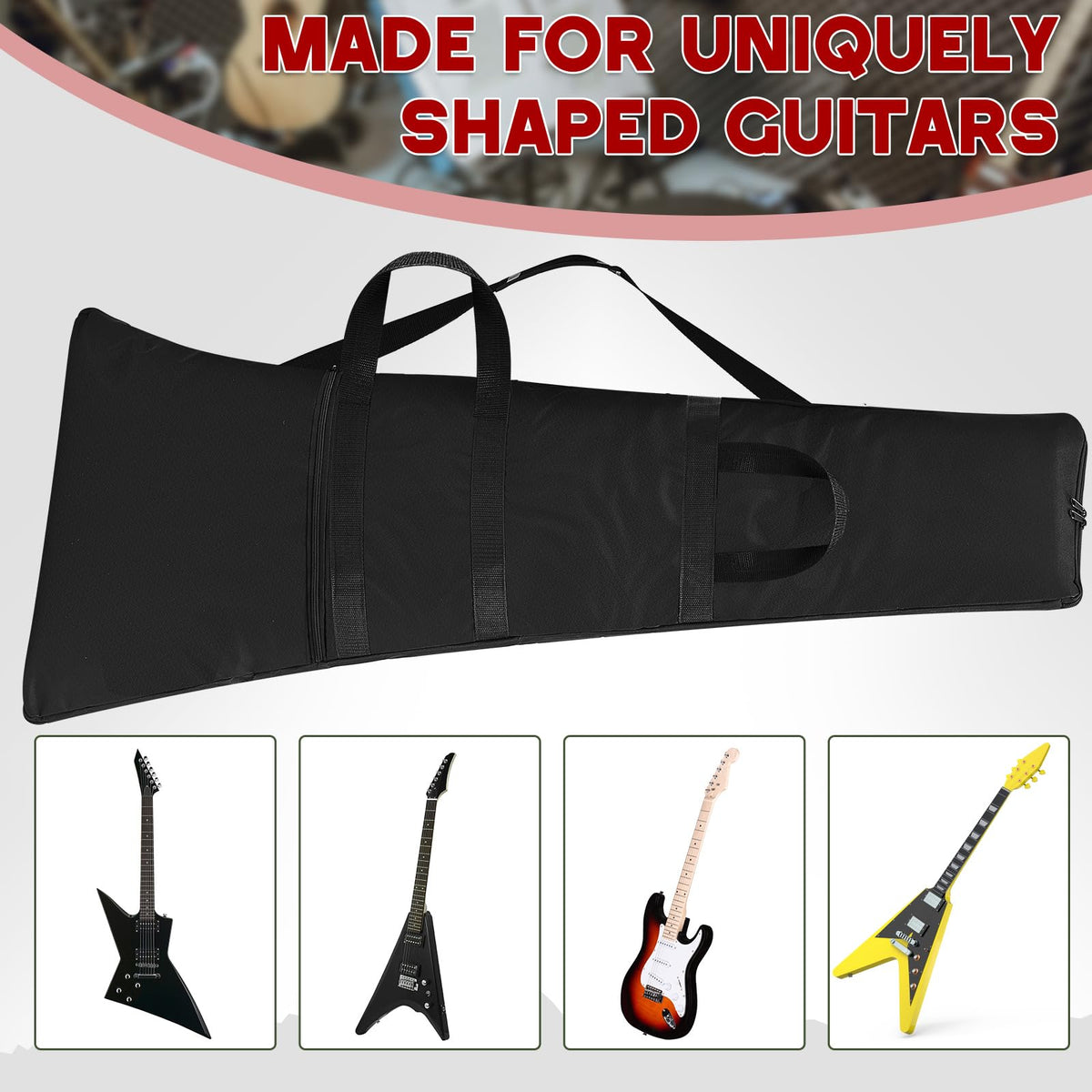 Foam Padded Guitar Gig Bag O253033