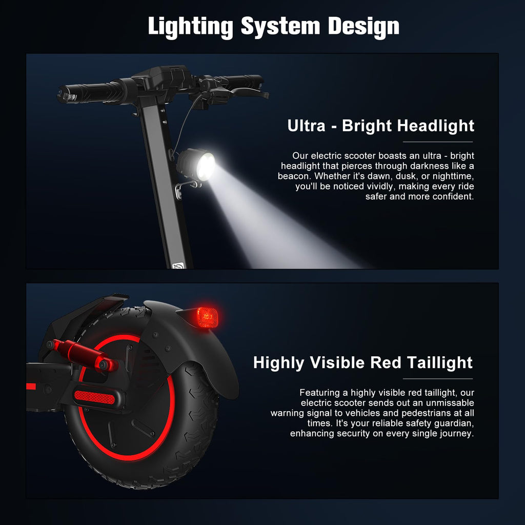Electric Scooter for Adults, 1200W Motor, 30 MPH, 33 Miles Range, Foldable F2961