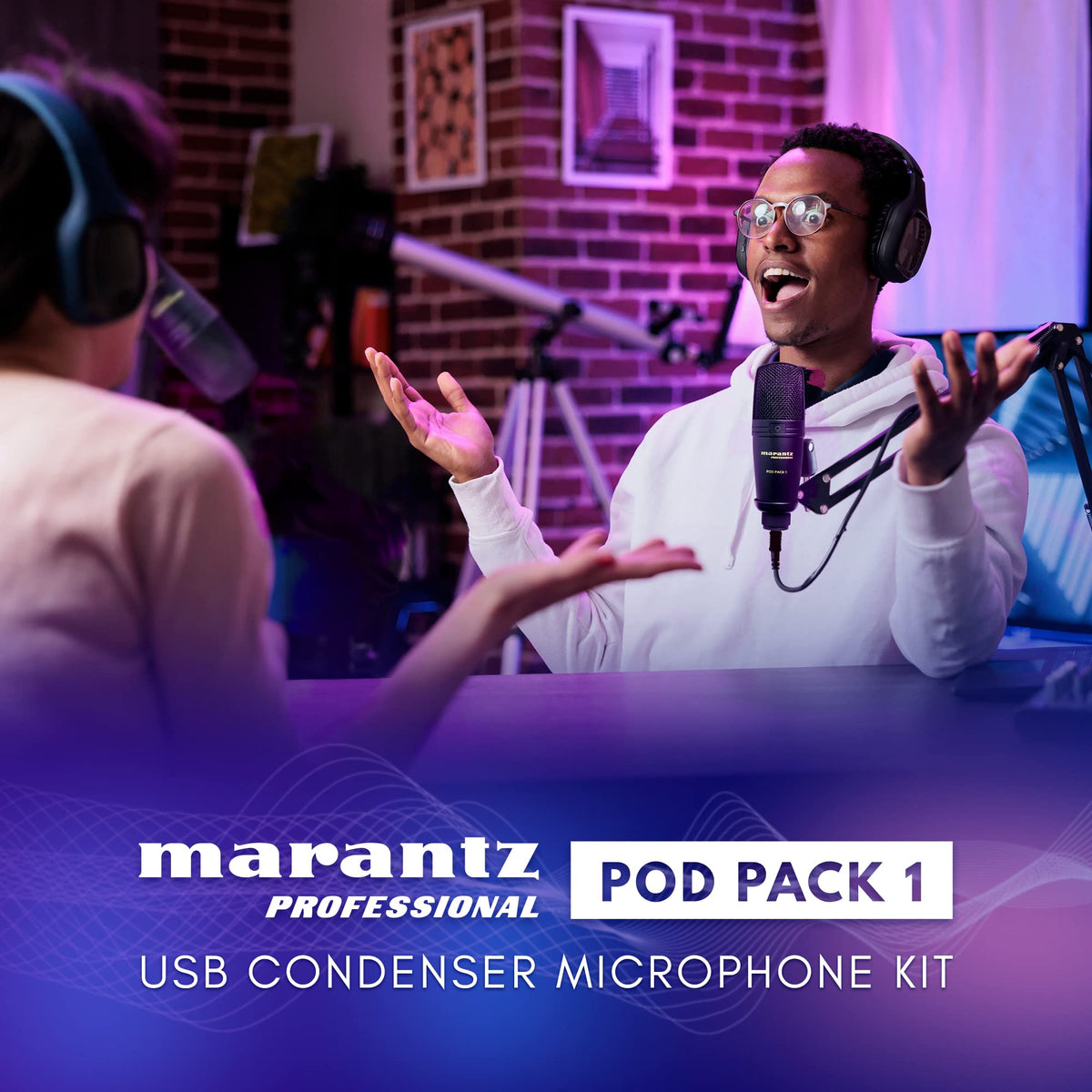 USB Microphone with Boom Arm P808