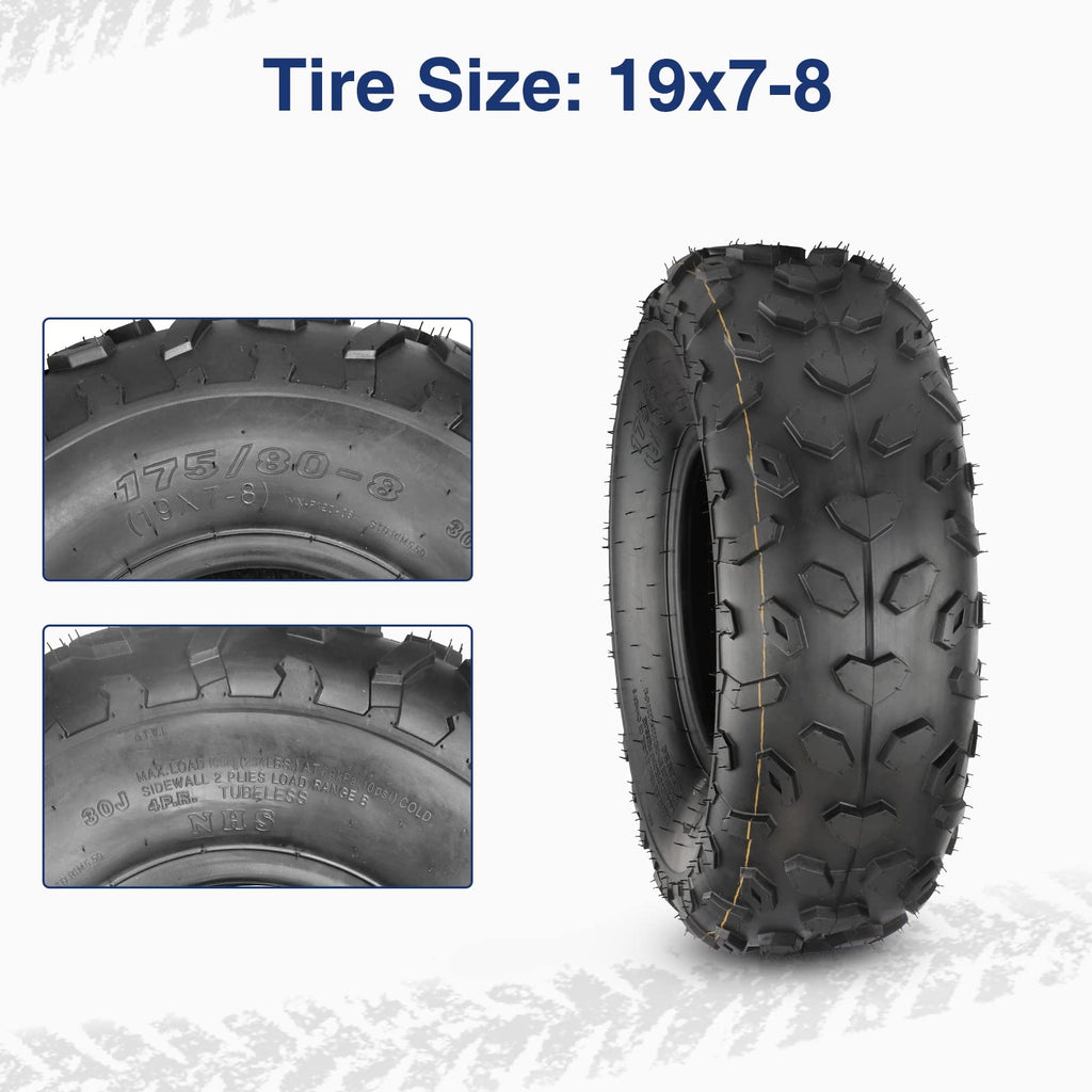 19x7-8 ATV UTV Off-Road Tires Set of 2 H50050