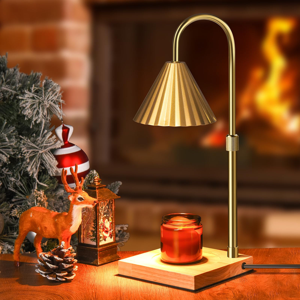 Candle Warmer Lamp with Timer & Dimmer U789468