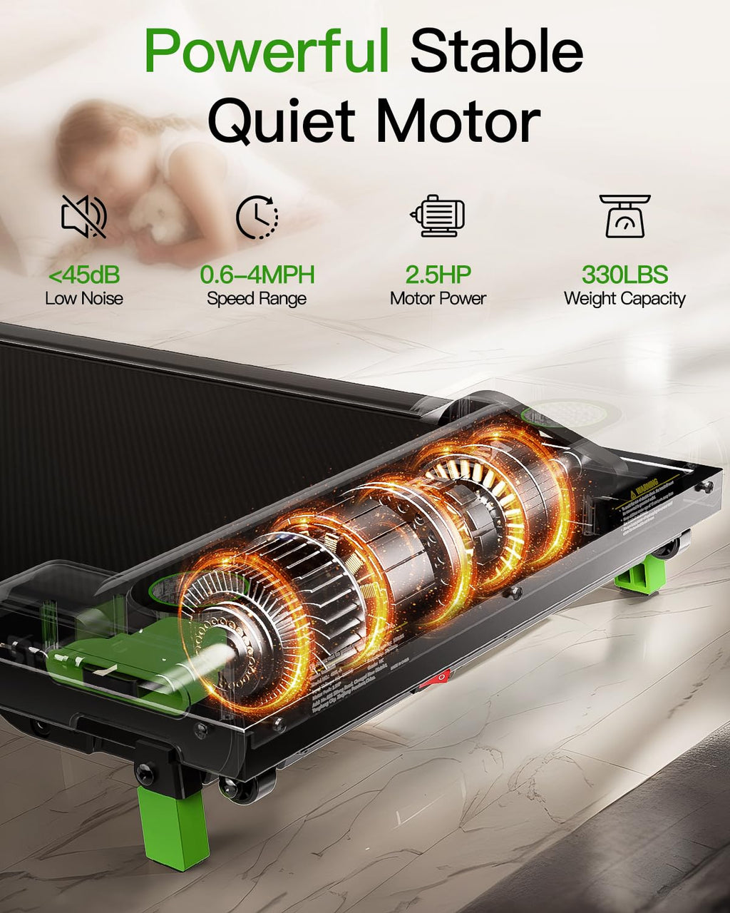 Incline Walking Pad with Remote Control F569