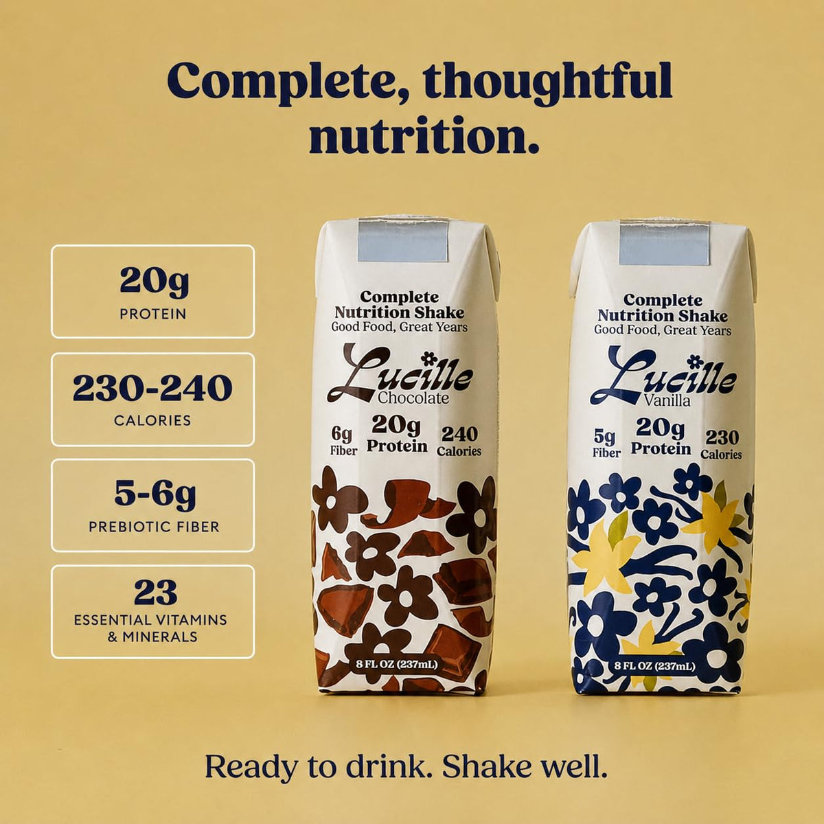 Chocolate Meal Replacement Shake 8 oz 12 Pk H384