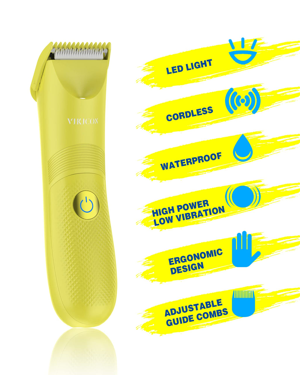 Cordless Electric Hair Trimmer with Adjustable Guards P4089