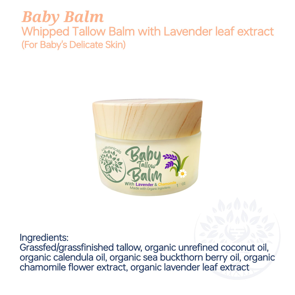 Whipped Tallow Balm Sample Pack, 4 Scents, 1 oz Each U4337