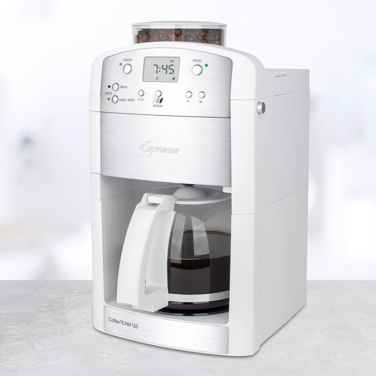 10-Cup Coffee Maker with Conical Burr Grinder T148033