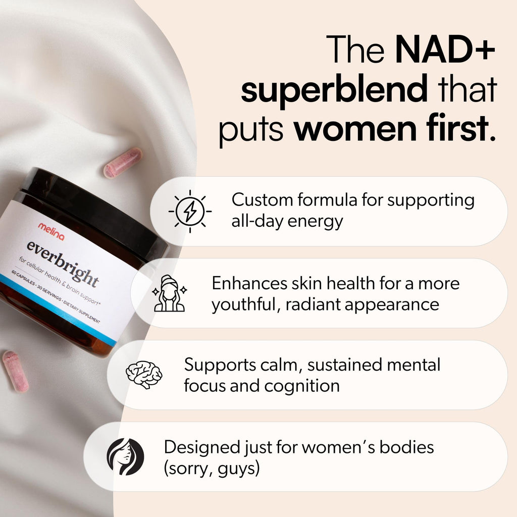 NAD+ Supplement with Nicotinamide Riboside NR, Citicoline, Pterostilbene & Astaxanthin, 30 Servings J853745